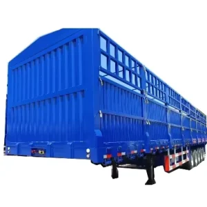 3 Axle 4 Axle 5 Axle Full Stake Cargo Semi Trailer Semi Truck Trailer Semi Trailers