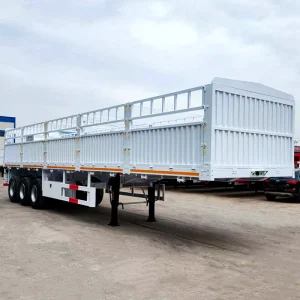 3 Axle 40ft Livestock Agricultural Cargo Transport Stake Fence Semi Trailer