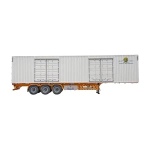 3 Axle 4Axle Van Type Heavy Duty Utility Box Semi Trailer Long Distance Logistics Transport Trailer