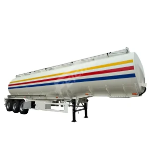 3 Axle 50000L Carbon Steel Fuel Tank Trailer 7 Compartments for Gasoline & Petrol Transport