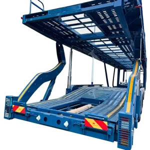 3 Axle Car Carrier Semi Trailer 40ft Multifunctional Vehicle Transport Trailer 8 Small Traffic Semi Trailer Transporter Double