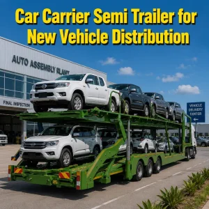 3 Axle Car Carrier Semi Trailer for New Vehicle Distribution and Auto Logistics
