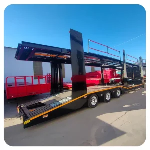 3 Axle Car Transportation Semi Trailer Truck