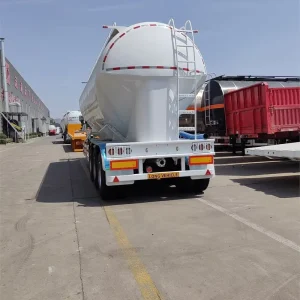 3 Axle Cement Tanker Transportation Semi Trailer Truck