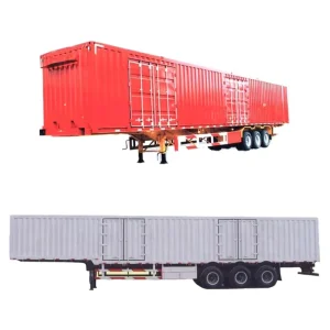 3 Axle Container Cargo Trailer Enclosed Box Utility Cargo Trailer for Sale