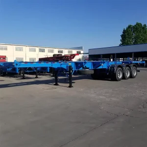 3 Axle Container Skeleton Semi Trailer with Stable Performance for Port and Logistics Transportation
