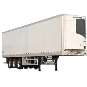3 Axle Lorry Truck Trailer 40ton 45ton Van Box Cargo Trailer for Transporting Goods