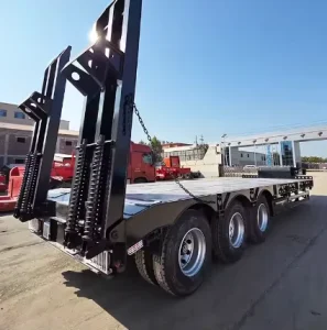 3 Axle Lowbed Semi Trailer Customized From Chinese Suppliers China Factory Price Lowbed Semi Trailer