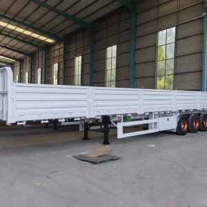 3 Axle Side Wall Semi Trailer for African Grain Feed Agricultural Products Bulk Transport