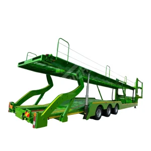 3 Axle Steel Double Deck Car Transport Carrier Semi-trailer 8 Units Car Transporter