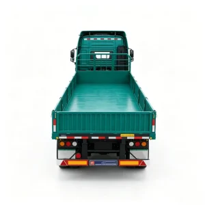 3 Axle Steel Green Side Wall Cargo Trailer for Bulk Goods and General Freight Long Haul Transport with 60 80Ton Payload