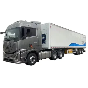 3 Axles 13M Refrigerated Van Box Truck 5 40 Tons Capacity Semi Trailer for Food Transport Truck Trailers 5 40 Tons