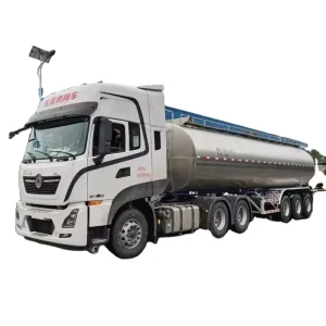 3 Axles 33m3 33000L Milk Transport Tanker Stainless Steel Transport Milk Tank Semi Trailer