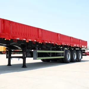 Best-Selling High-Capacity Side Wall Semi Trailer for Construction Material Delivery