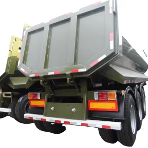 3 Axles 40 Cubic Meter Steel Dump Trailer Tipper Semi Trailer for Sale