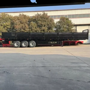 3 Axles 40ft Drop Side Sidewall Semi Trailer Truck Trailers With High Quality Side Wall for Sale