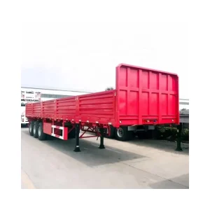 3 Axles 40ft Drop Side Sidewall Semi-Trailer with High Quality Side Wall