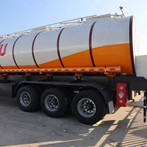 3 Axles 60 Cubic Meters Petrol & Diesel Gasoline Trailer Commercial Fuel Tanker Trailer
