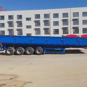 3 Axles 60 Ton 50 Ton Tipping Dump Truck Semi Trailer Side Tipper Dump Trailer Rear Dump Semi-trailer for Sale