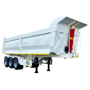 3 Axles 9 Meter U Shape 25Ton Steel Dump Semi Trailer for Central Asia Market Mining