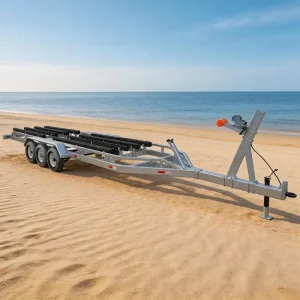 3 Axles Marine Boat Trailer 4500KG GVWR with Bunks 11M Long
