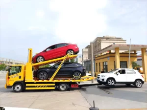 3 Cars Carrier Truck Car Transport Truck Auto Transport Truck Multi Car Carrier for Auto Dealer Transport Double Deck Auto Hauler