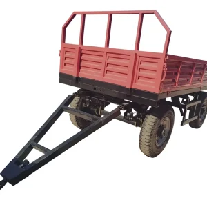 3 Ton Four-Wheeled Non-Dump Farm Trailer with Gear Components