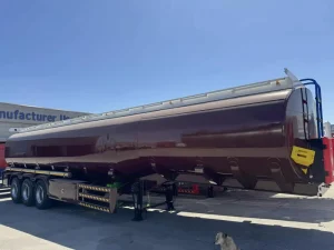 3 axle Diesel gasoline oil Trailer with Large capacity 40 000 45 000 Liter Fuel tank