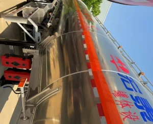 3 axle aluminum Fuel Tanker Semi Trailer