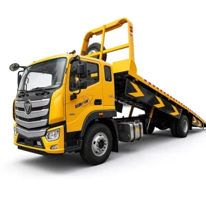 3-section Stretch Flatbed Tow Truck Single Axle 5750mm Wheelbase Emergency Car Recovery Wrecker