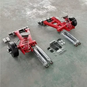 3.5T Heavy Duty Dual Axle Trailer Suspension Kit Leaf Springs & Hanger Set for Utility & RV Builds Custom Size Manufacturing