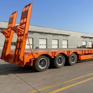30 40 50 Ton 2 3 4 Axles 48 Ft 45ft 40 Ft 20 Ft Flatbed Trailer with Accessory