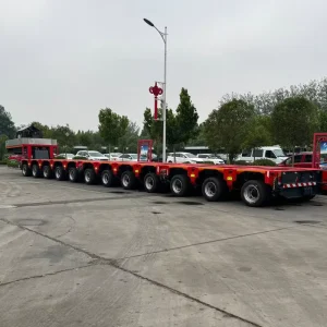 300 Ton 12 Axle Heavy Haul Trailers Hydraulic SHIYUN Brand High Carbon Steel Modular Trailer Shandong for Sale