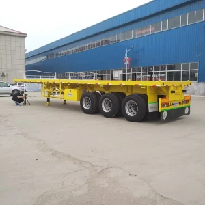 35ton Truck and Trailer Car Transport Semi Truck Trailer Container Self Loading Trailers
