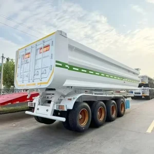 4 Axle U Style Dump Semi Trailer With Advanced Hydraulic System Certified for Heavy Duty Use
