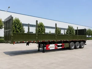 4 Axles 50 Tons Transport Agricultural Cargo Fence Semi Trailer Truck Trailers High Fence Trailer for Cattle Livestock Animals