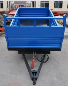 4 Ton Enclosed Agricultural Car Trailer with Motor 6 Months Warranty for Farm Vehicle Use