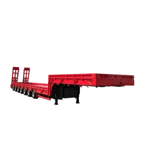 40 Feet Container Transport Flat Bed Trailer 3 Axle Flatbed Semi Trailer