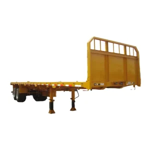 40 Feet Flatbed Truck Trailer 50t Container Flat Bed 4 axle Semi Trailer