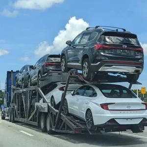 40 Ton Car Hauler Trailer 10 Cars Transport Car Carrier Semi Trailers