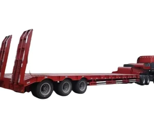 40 Tons Heavy Duty Special Cargo Transport Low Bed Loader Semi Trailer