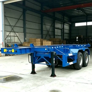 40T Heavy-duty Transport Vehicle 12R22.5 Skeleton Trailer with 2 Axles Directly Sold by Trailer Manufacturer
