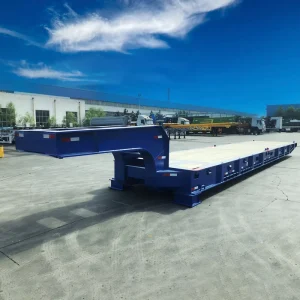 40ft 80 100 Ton FGN Mafi Trailer Heavy Steel Semi Trailer for Static Goods in Maritime Shipping Industry Truck Trailers