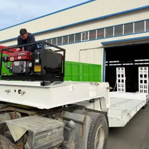 40ft Curtain Side Used Enclosed Utility Box Cage Car Trailers for Sale