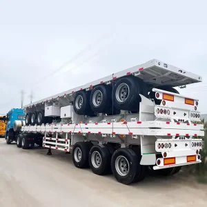 40ft Transport Container Flatbed Semi Trailer