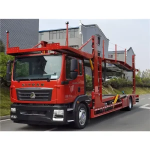 4X2 Car Transporter Truck 6 Units Car Carrier Trailer for Automobile Logistics From China Factory