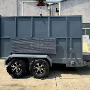 4t Steel Agricultural Farm Trailer for Tractor Transport