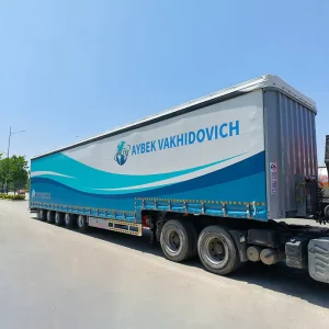 5 Axle 120cbm Air Suspension Side Curtain Semi Trailer