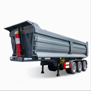 50 Ton Dump Truck Trailer 3 Axle Tipper Truck Trailer End Dump Semi Trailer