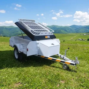 500kg Loading Capacity Customizable Size Camping Tent Car Trailer Special Utility Semi-Trailer Made of Steel
